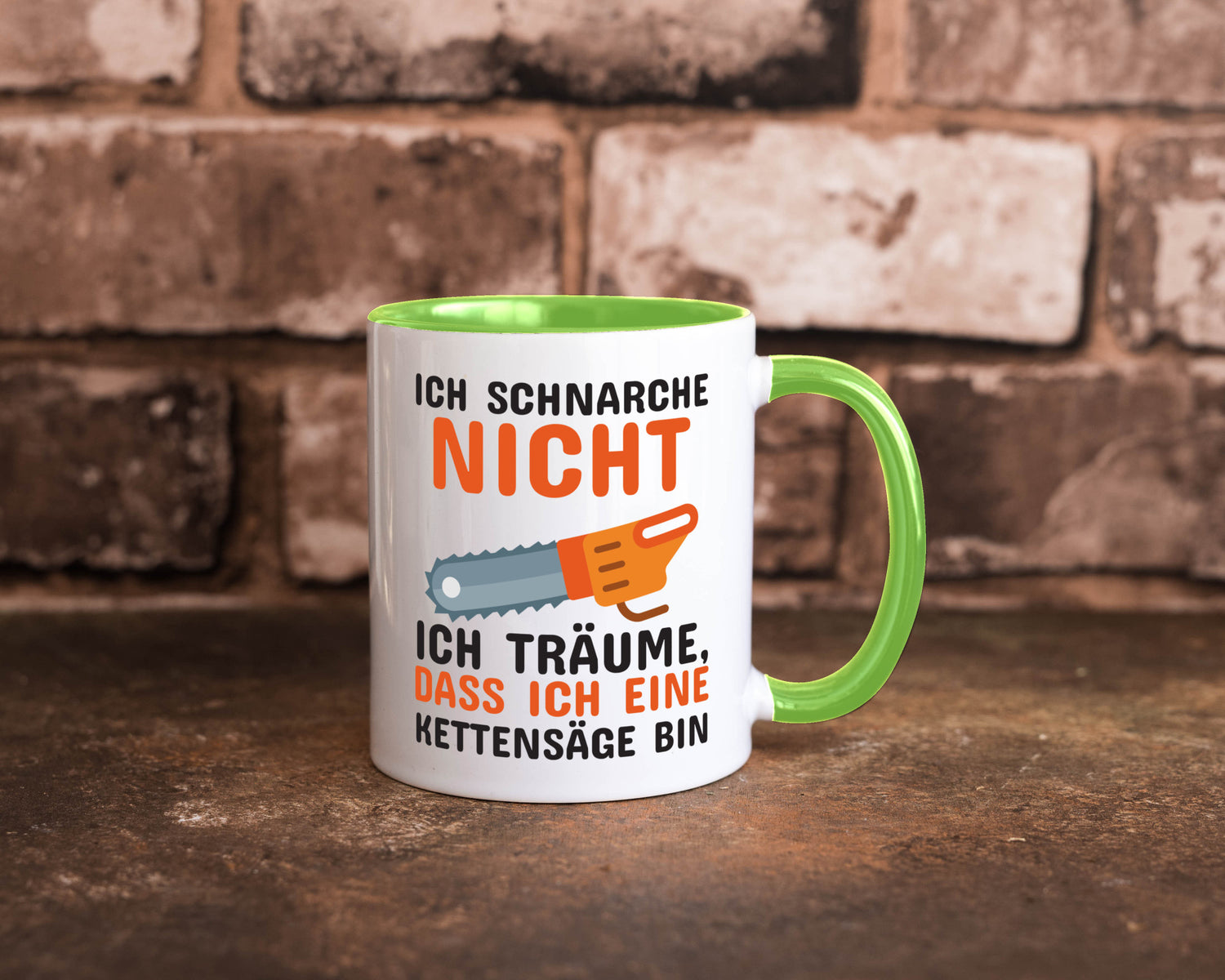 Ich schnarche nicht lustiger Spruch Geschenk Humor Geschenkidee Tasse
