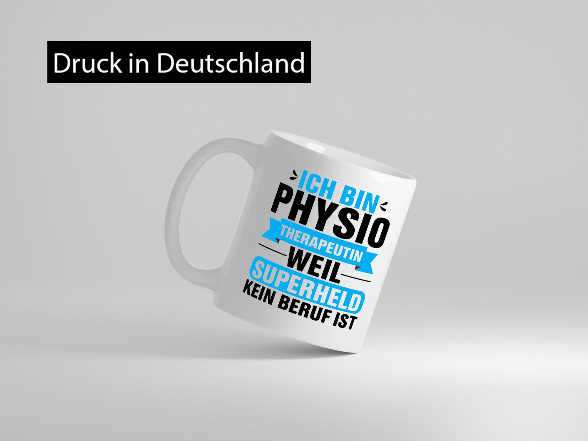 Physio Therapeut | Superheld Arbeit lustig Kollegen Büro Geschenk Tasse
