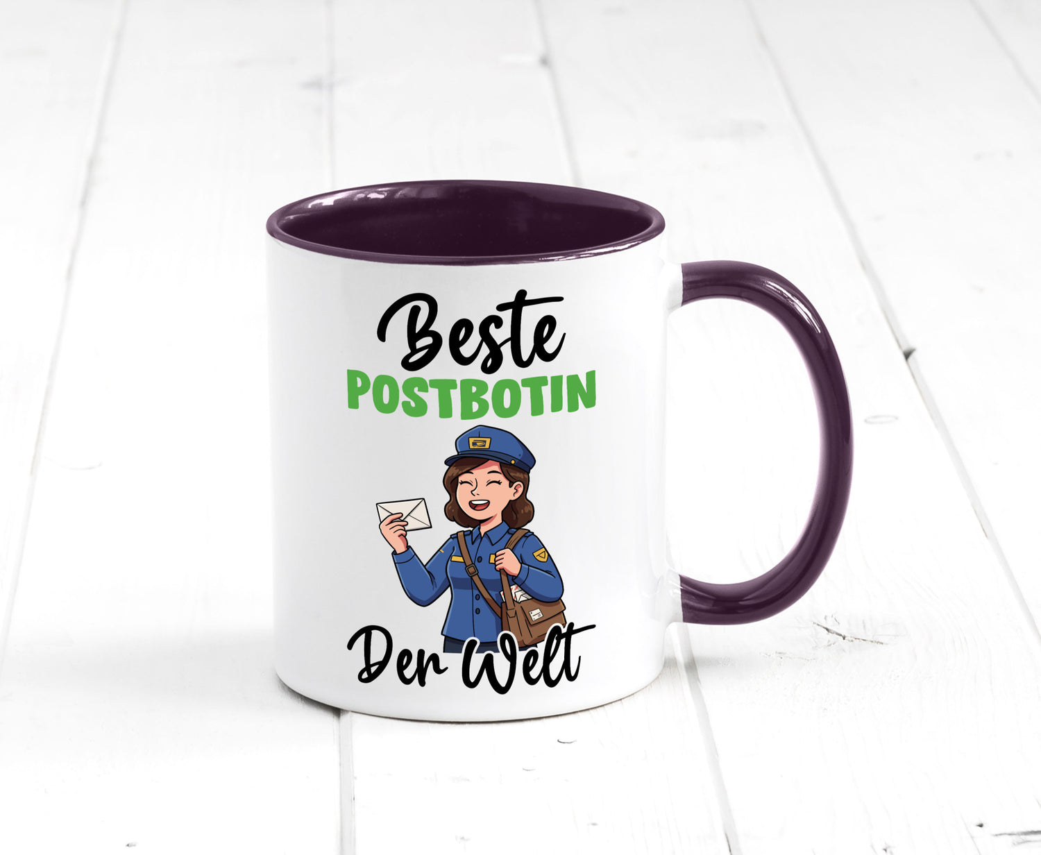 Beste Postbotin | Beruf Post Briefträger v2 lustig Arbeit Kollegen Büro
