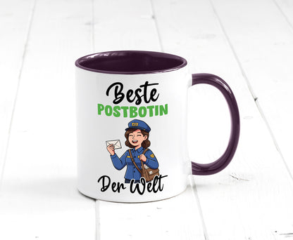 Beste Postbotin | Beruf Post Briefträger v2 lustig Arbeit Kollegen Büro