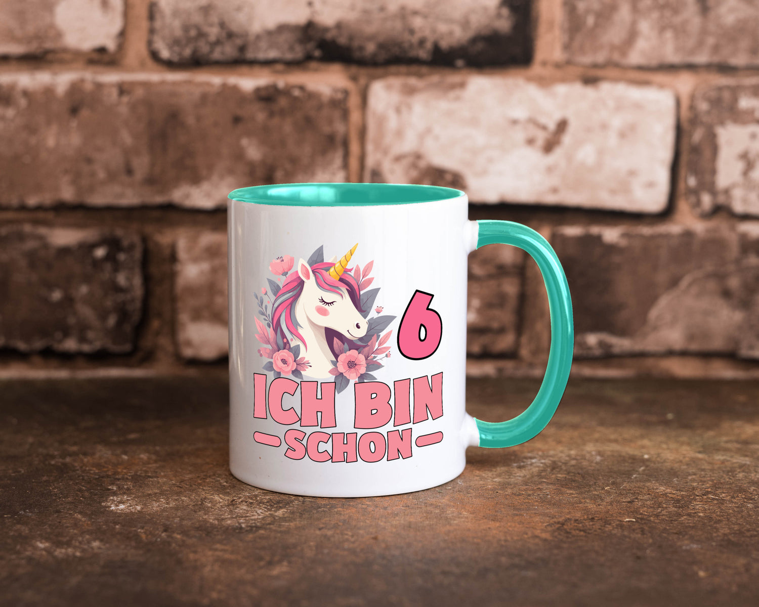 6. Geburtstag | 6 Jahre Einhorn bin schon Mädchen Geschenk Geschenkidee