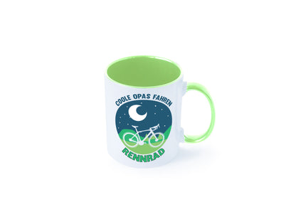 Coole Opas fahren Rennrad | Mond Landschaft Geschenk Familie Geschenkidee