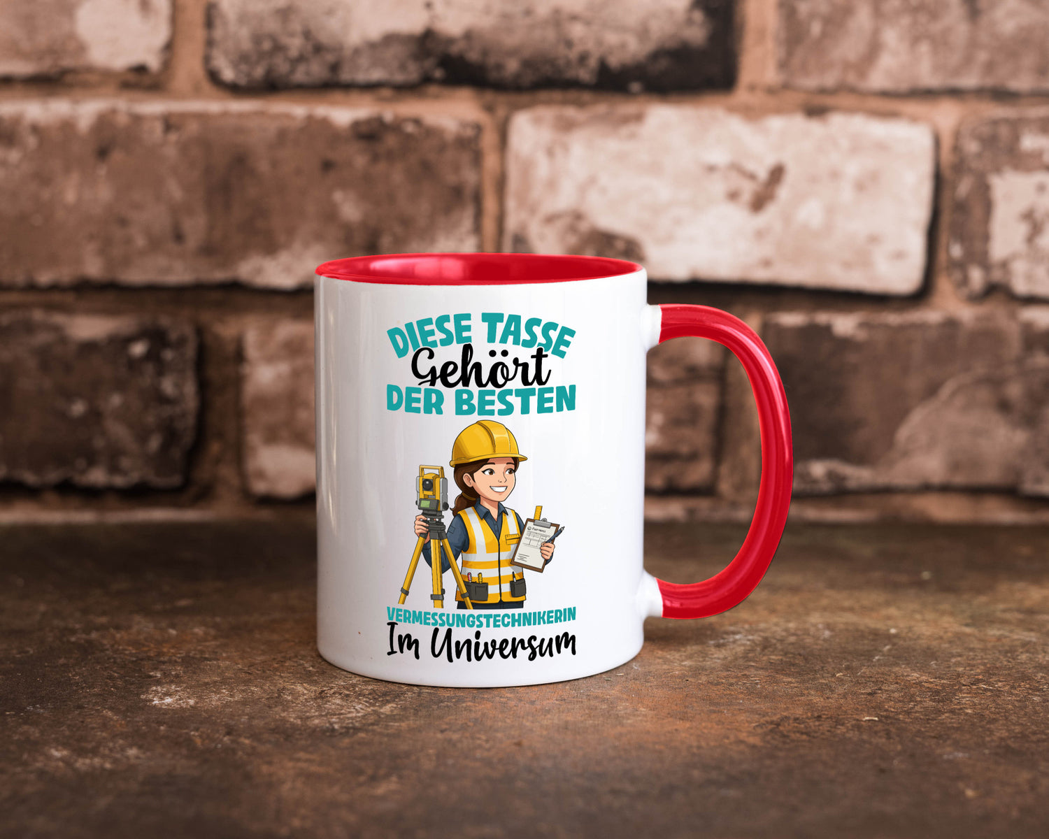 Im Universum: Vermessungstechnikerin | Techniker lustiger Spruch Geschenk Humor