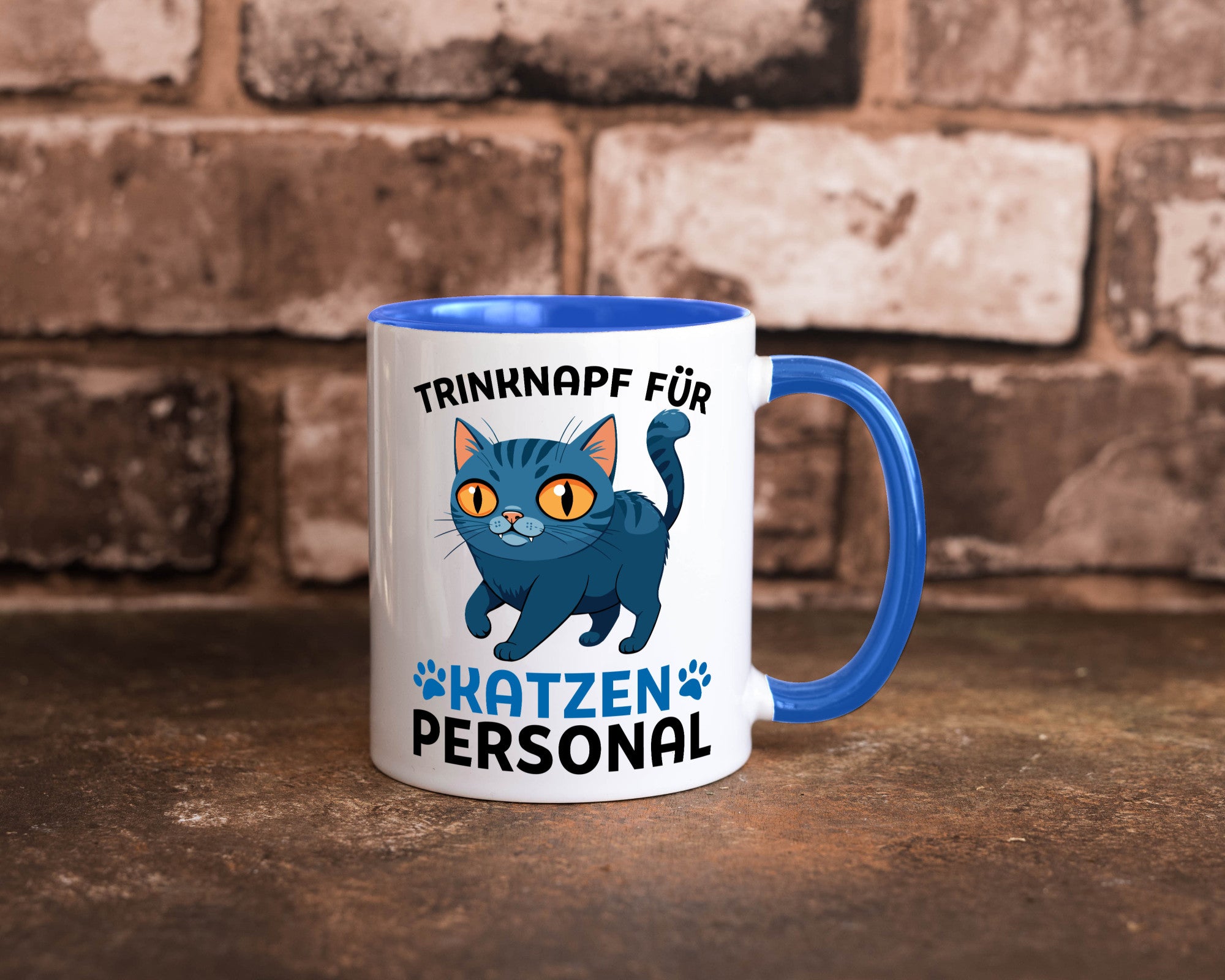 Katzen Personal | Katzenbesitzer Tasse Katze Humor vl2 Tierliebhaber