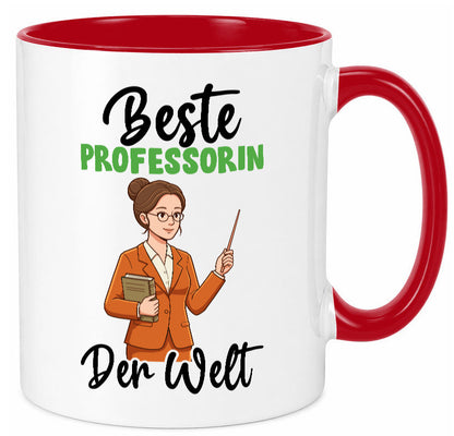 Beste Professorin | Uni Universität v2 Humor Geschenkidee Tasse