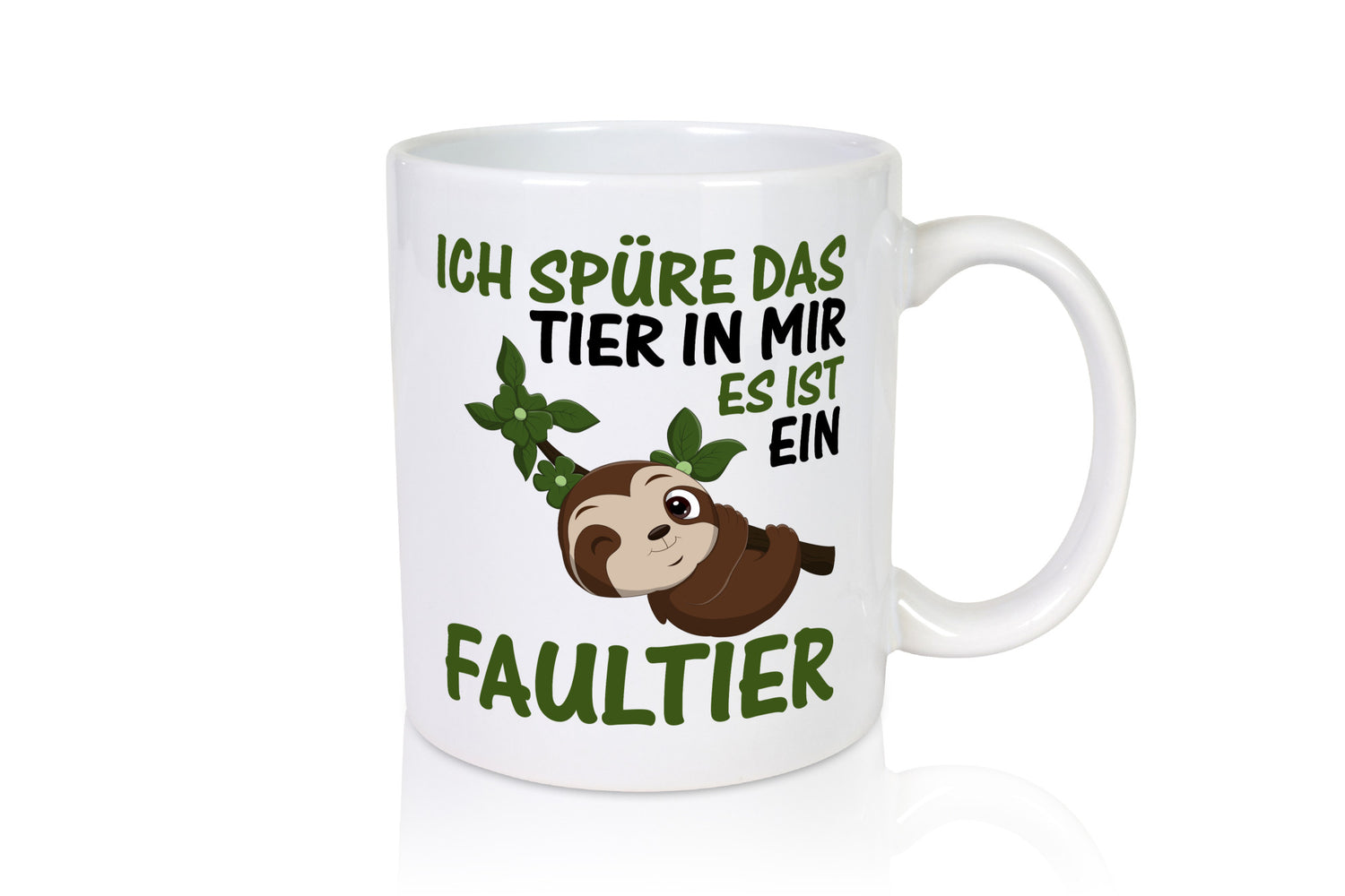 Ich spüre das Tier in mir | Faultier Faul sein lustig Tierliebhaber Humor