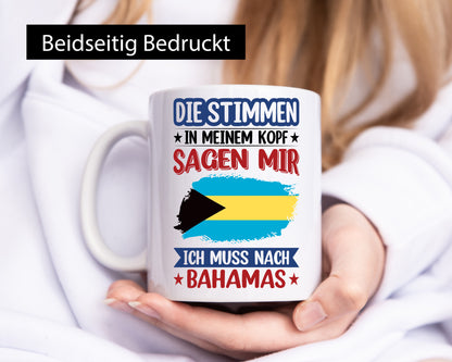 Bahamas | Urlaub Stimmen in meinem Kopf Traumland Geschenk Humor Geschenkidee