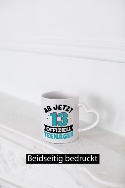 13. Geburtstag | Mädchen Tasse Teenager Spruch vl4 Humor Geschenkidee