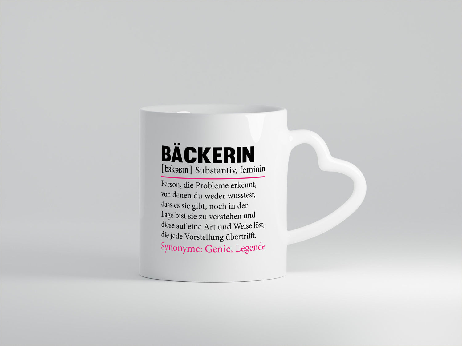 Bäckerin | Bäckerei Frauen Beruf Backen Geschenkidee Arbeit Kollegen Büro Humor