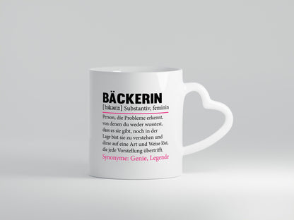 Bäckerin | Bäckerei Frauen Beruf Backen Geschenkidee Arbeit Kollegen Büro Humor