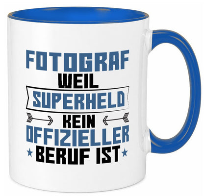 Superheld Fotograf | Fotografie Kamera Geschenk Humor Geschenkidee lustiger Tasse