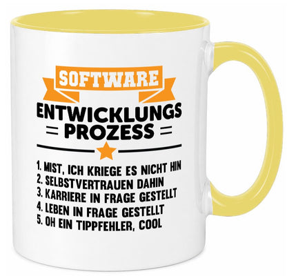 Software, Entwicklung, Prozess | Humor Spaß Witz lustiger Spruch Geschenk Tasse