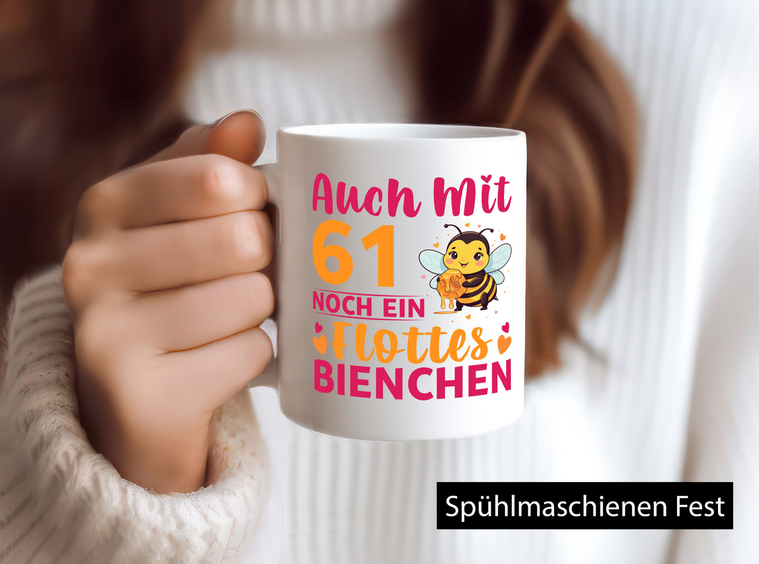 61. Geburtstag | Flottes Bienchen 61 Jahre Geschenk Geschenkidee lustiger
