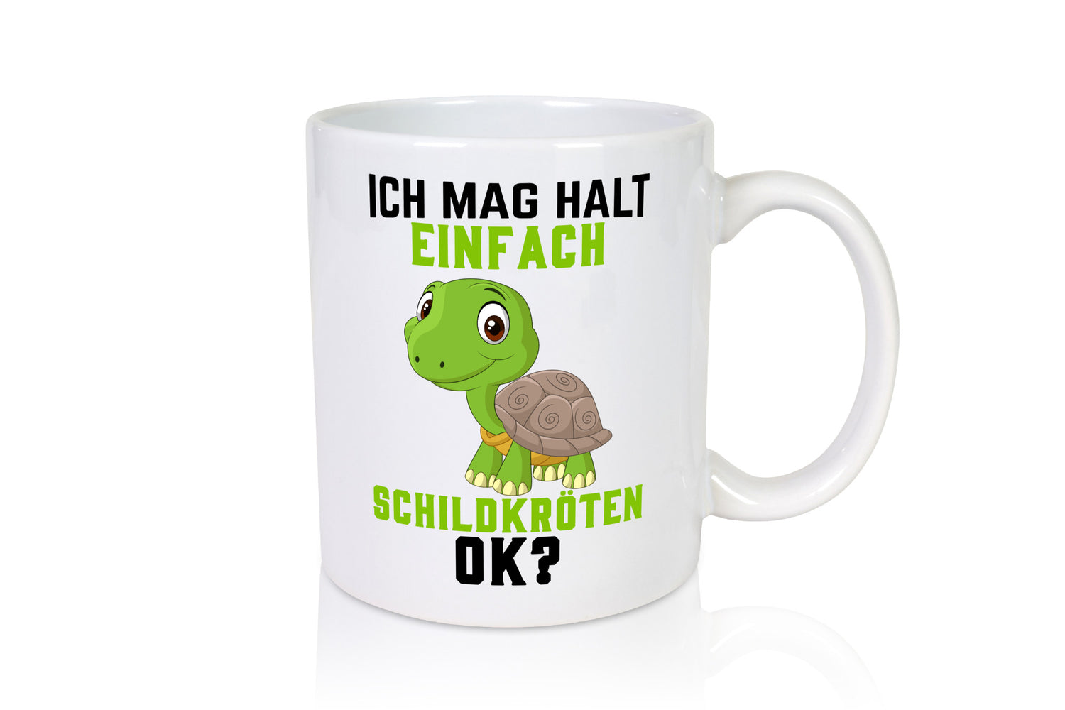 Ich mag halt einfach Schildköten | Schildkröte Geschenkidee Humor Tasse