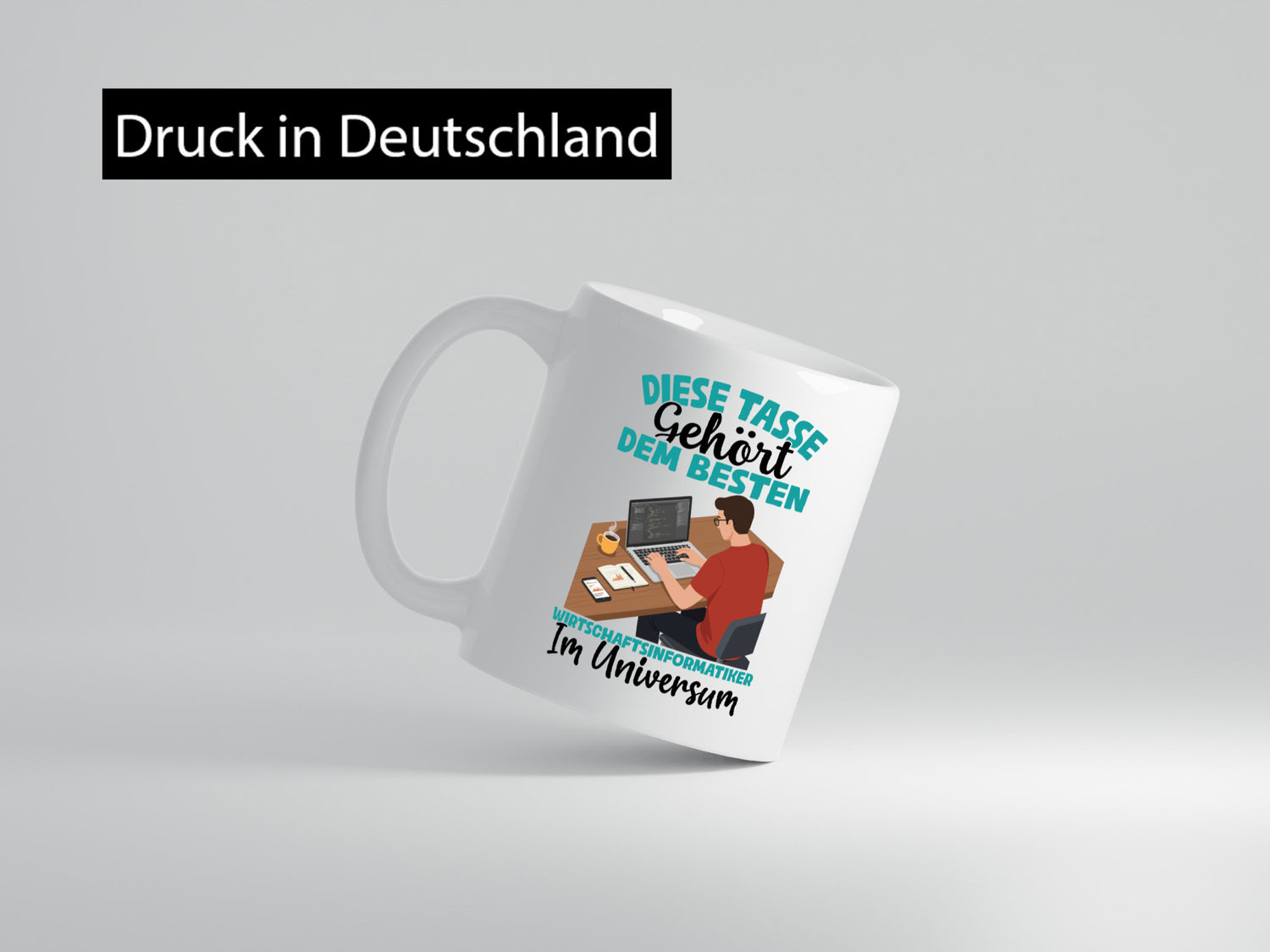 Im Universum: Wirtschaftsinformatiker | Informatik Humor Geschenkidee Tasse