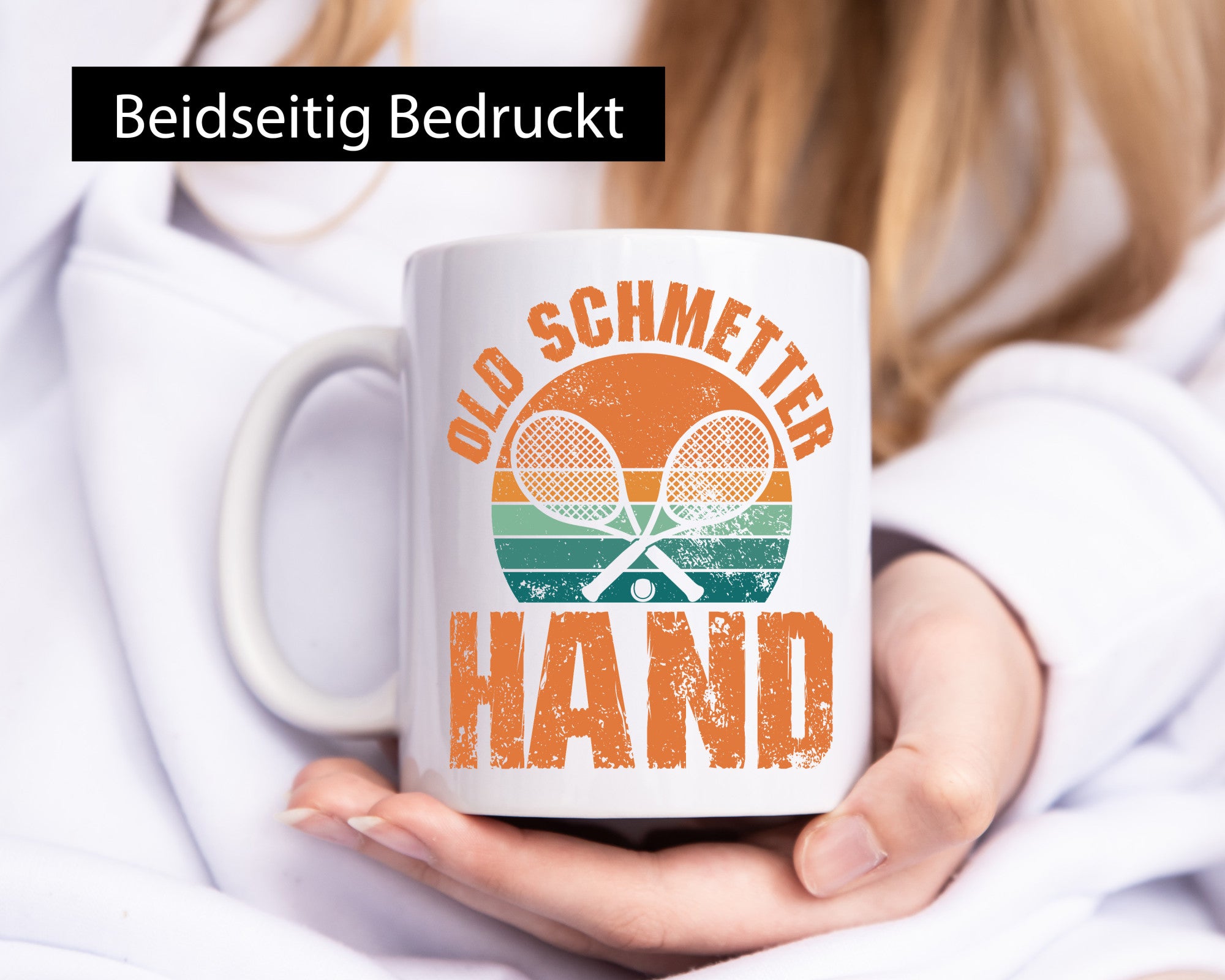 Old Schmetter Hand | Tennis Spieler Sport Geschenkidee Humor Tasse