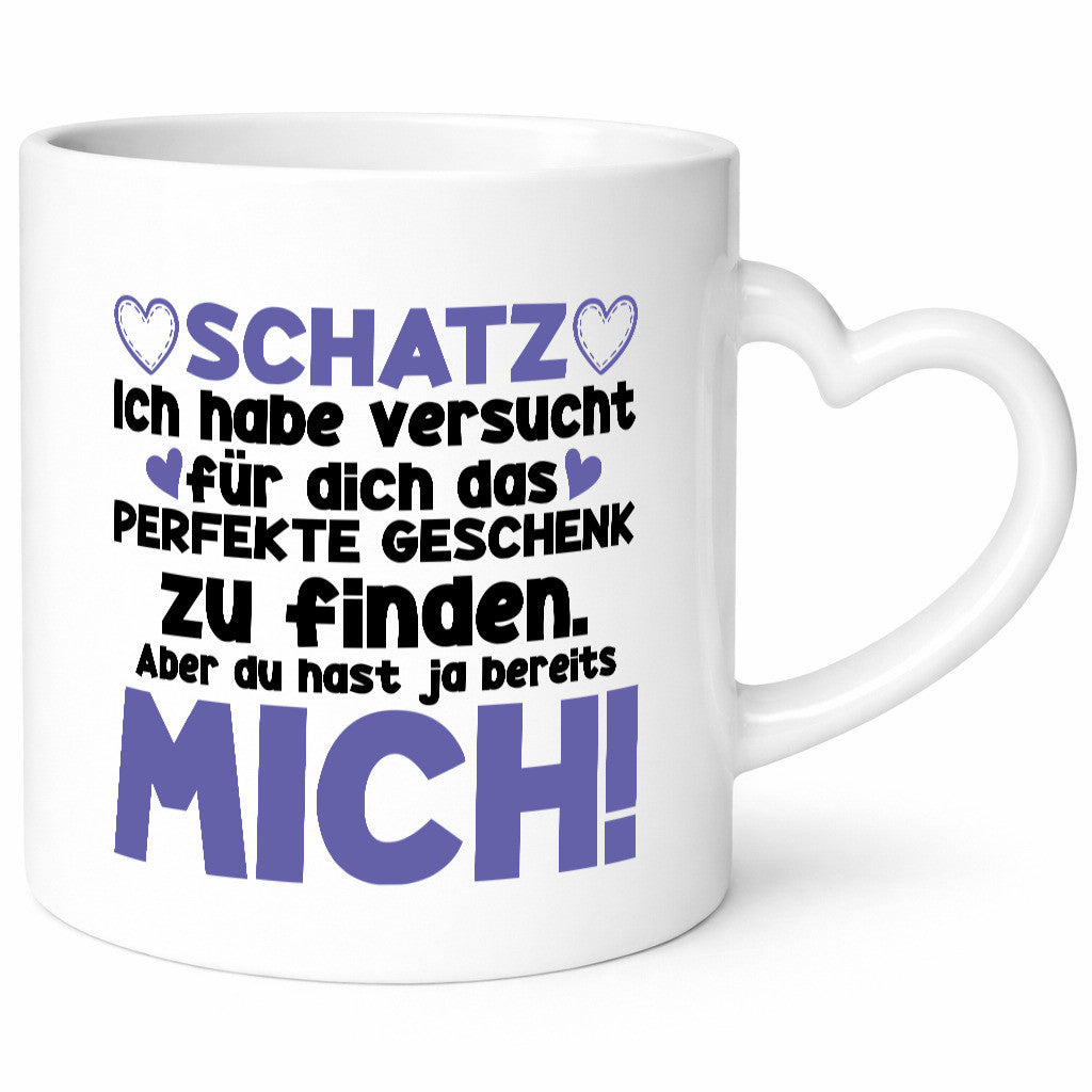 Schatz | Liebe Valentinstag Freund Freundin Herz Geschenkidee Humor Tasse