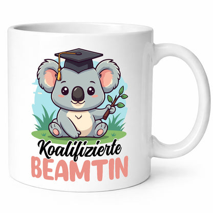 Koalifizierte Beamtin | Verbeamtung Dienst lustig Humor Geschenkidee Geschenk