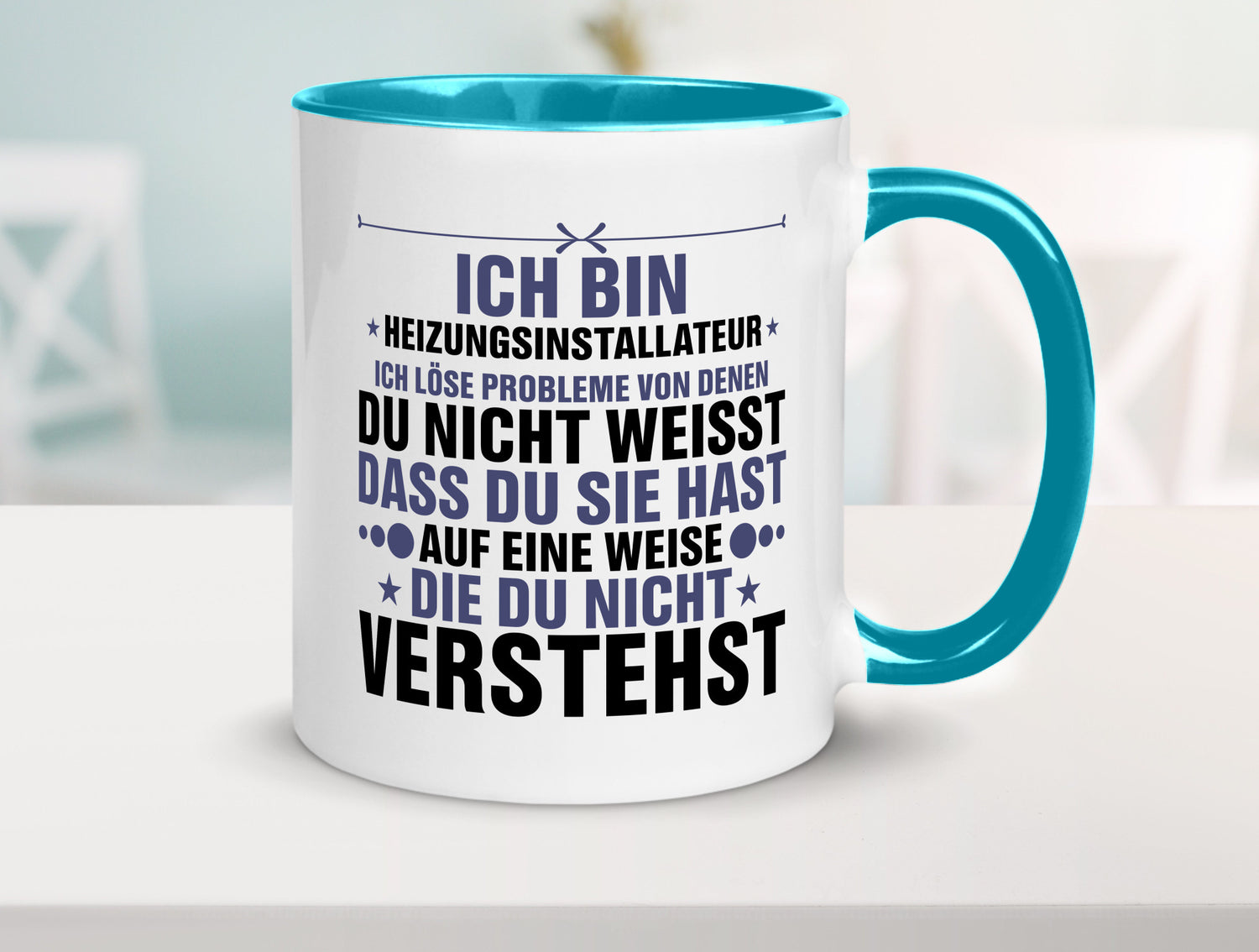 Löse Probleme: Heizungsinstallateur | Heizungsbauer lustiger Spruch Geschenk
