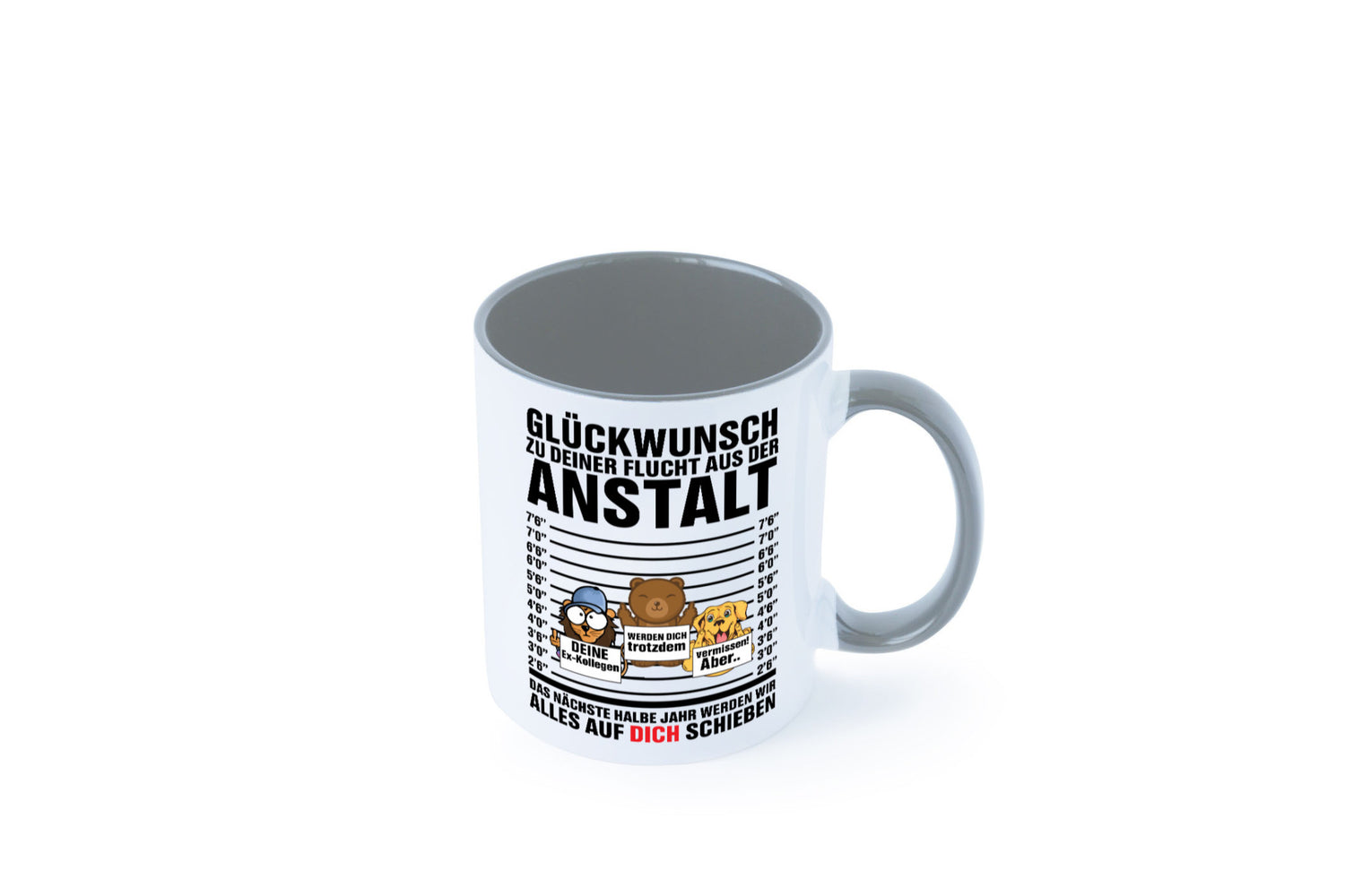 Glückwunsch zur Flucht | Arbeitskollegen Berufswechel Humor Arbeit Kollegen