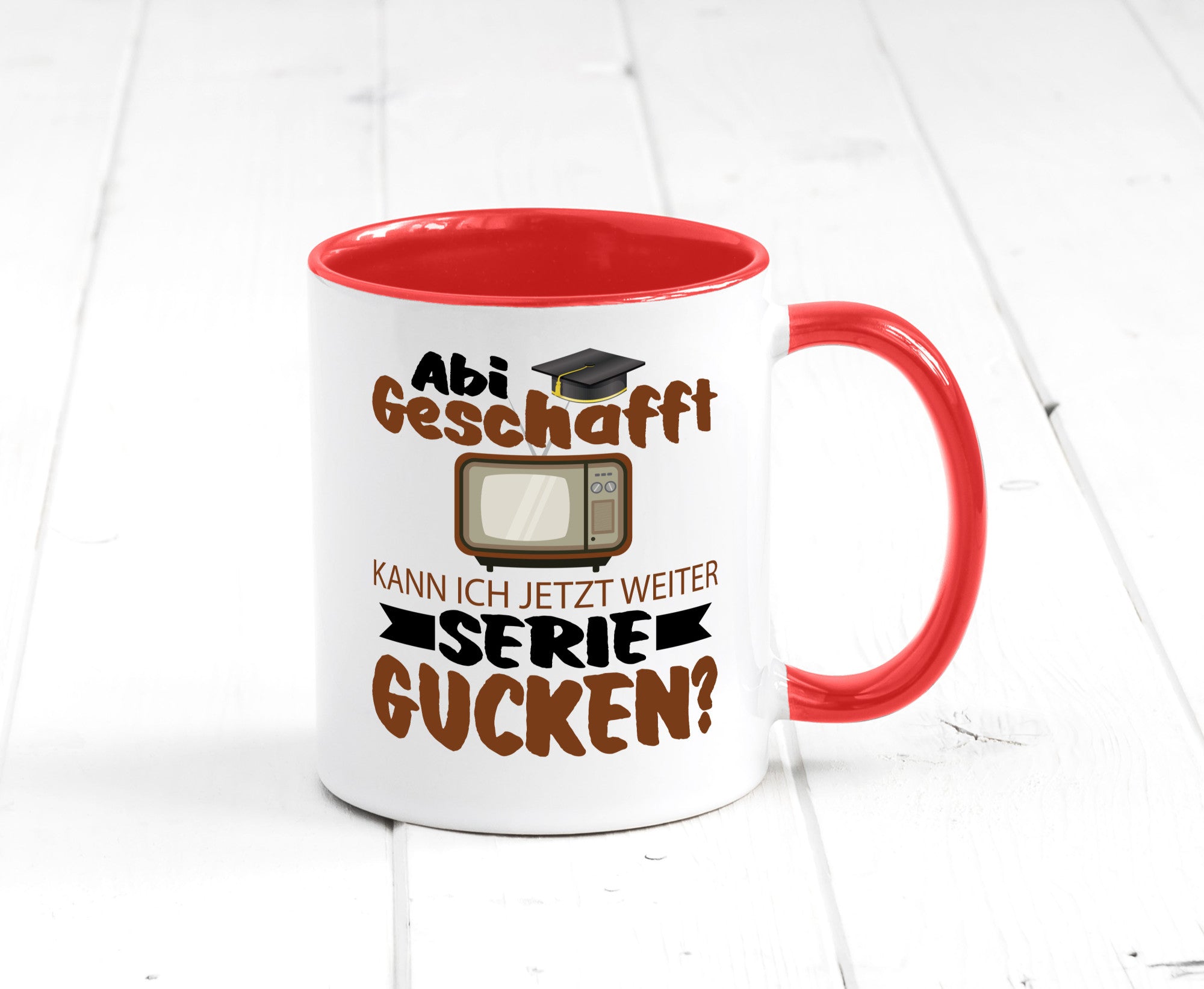 Abi Geschaft | Serie Gucken Bachlor Abitur Geschenk Humor Geschenkidee lustiger