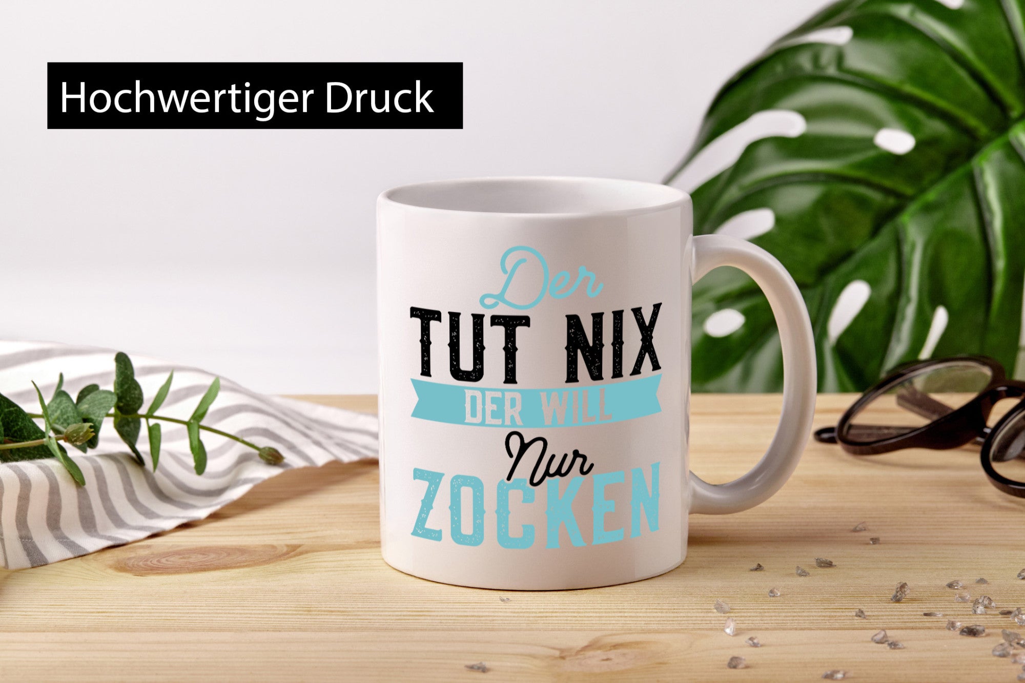 Der tut nix | Zocker Gamer Freunde Spieleliebhaber lustiger Spruch Geschenk