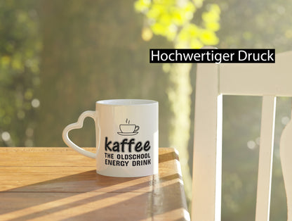Oldschool Kaffee | Kaffeetrinker Tasse Statement lustiger Spruch Geschenk Humor