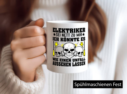 Ich bin Elektriker, sei nett zu mir | Elektriker Arbeit lustig Kollegen Büro
