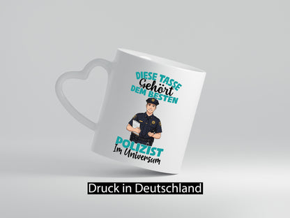 Im Universum: Polizist | Polizei Geschenk Humor Geschenkidee lustiger Spruch