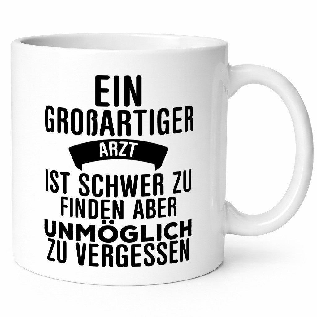 Großartiger Arzt | Dankeschön Tasse schöner Spruch Humor Geschenkidee