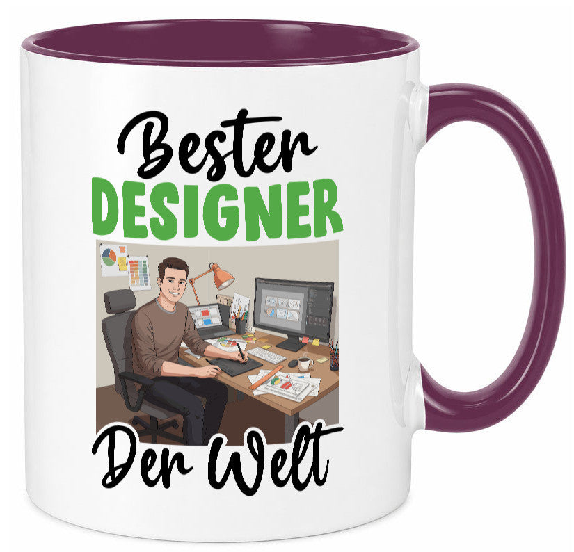 Bester Designer Beruf | Mode v2 lustiger Spruch Geschenk Arbeit Kollegen Büro