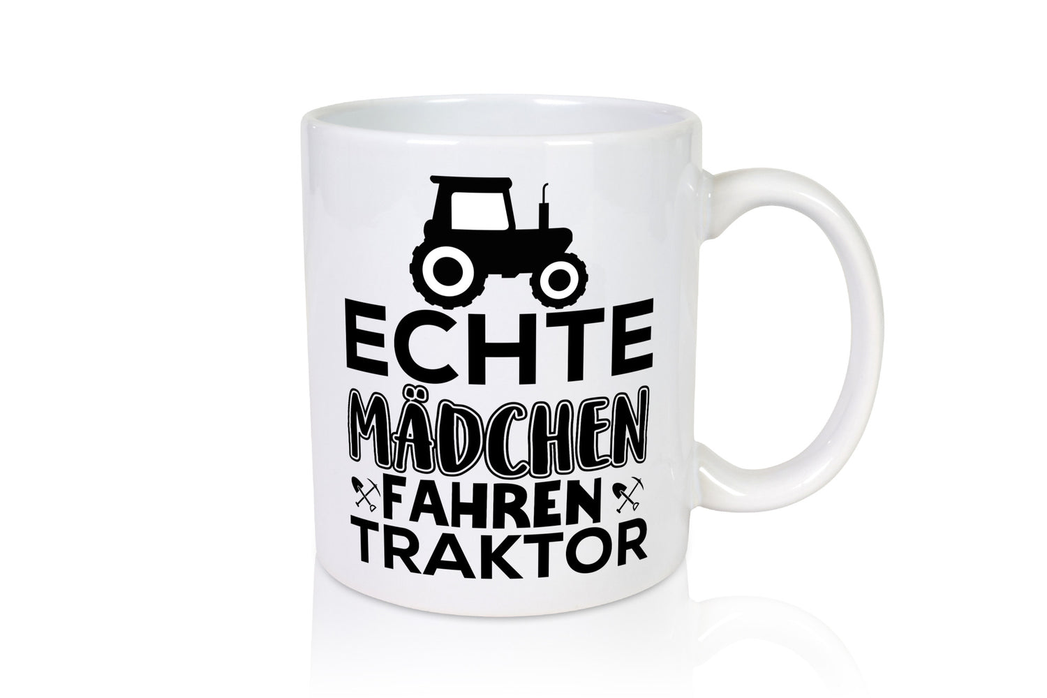 Mädchen fahren Traktor | Trekker Tasse Bäuerin lustiger Spruch Geschenk