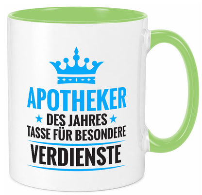 Besonderer Verdienst: Apotheker | Apotheke Pharmazie lustiger Spruch Geschenk