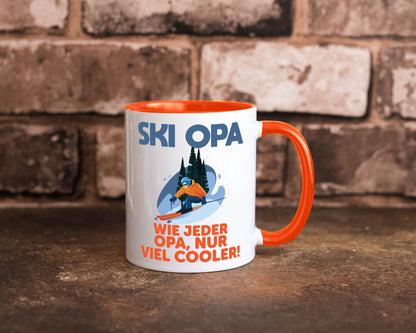 Ski Opa, normal, nur cooler | Skifahrer Bäume Schnee Geschenkidee Familie Humor