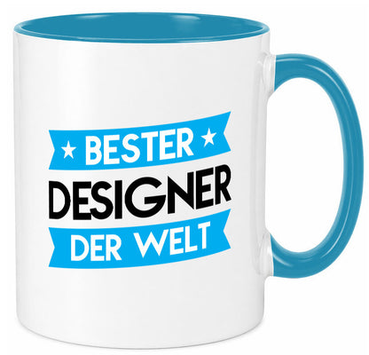 Bester Designer Beruf | Mode Geschenk Arbeit Kollegen Büro lustiger Spruch Tasse