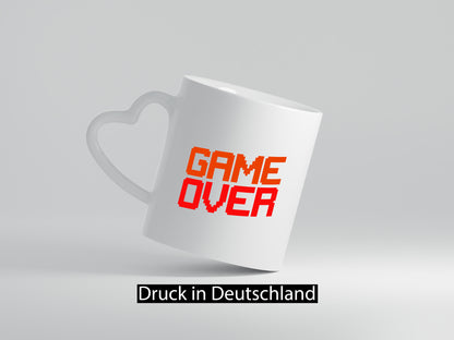 Game Over | Gamer Zocker Retro PC Nerd Pixel Geschenkidee Humor Tasse