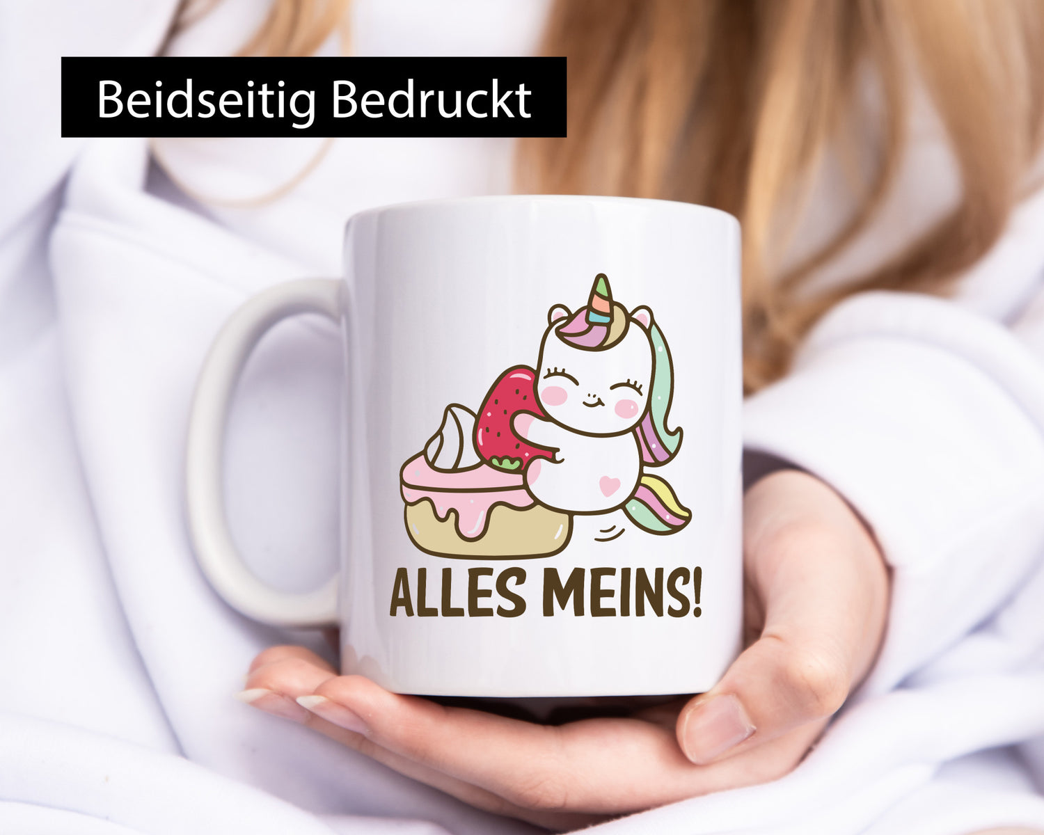 Alles meins! | Einhorn Kuchen Geschenkidee Humor Tasse
