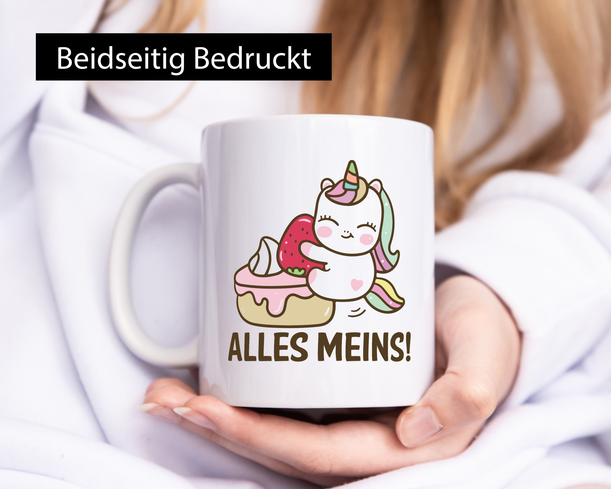 Alles meins! | Einhorn Kuchen Geschenkidee Humor Tasse