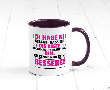 Die Beste Einzelhandelskauffrau | Einzelhandel Geschenkidee Humor Tasse