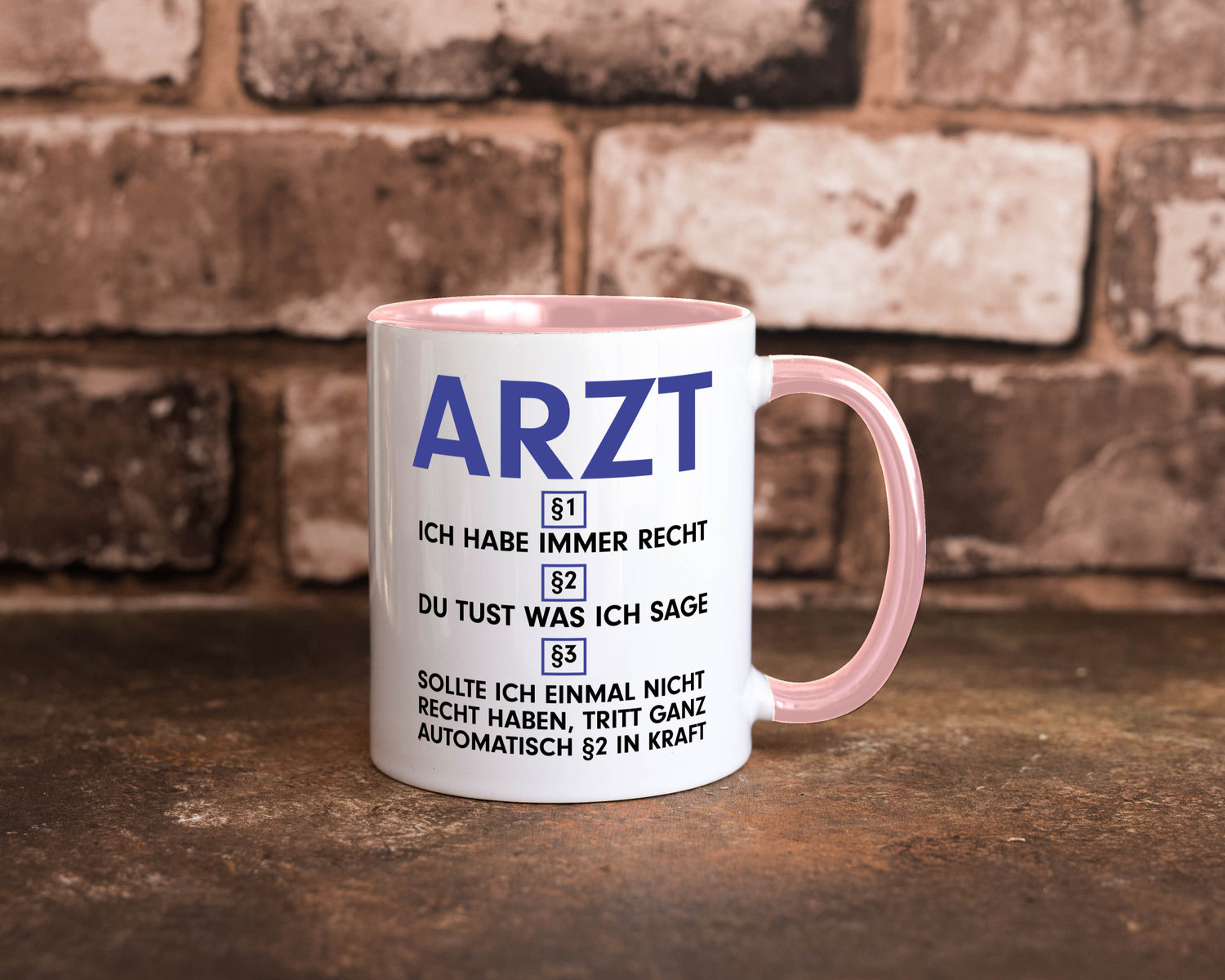 Ich habe immer Recht Arzt | Medizin Doktor Facharzt v2 Humor Geschenkidee Tasse