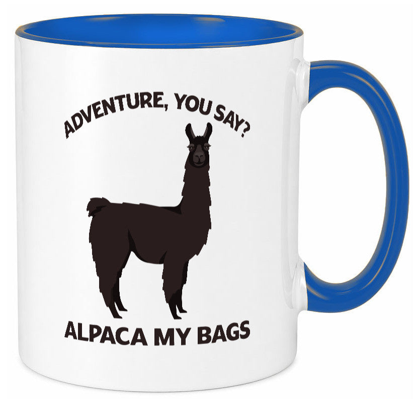Adventure, Alpaca | Humor Geschenkidee Tasse