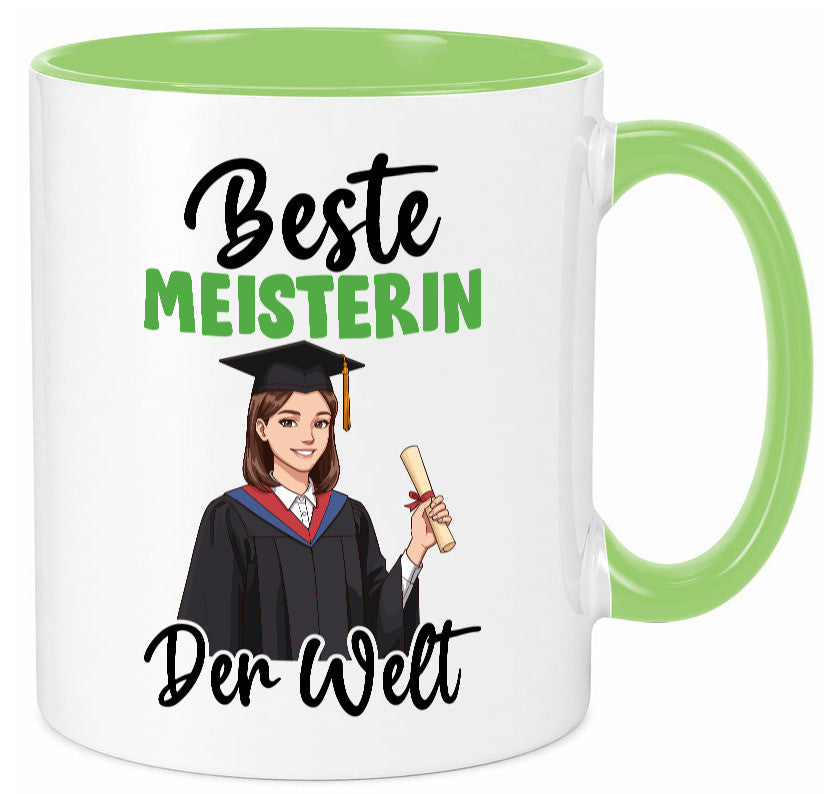 Beste Meisterin | Meisterbrief v2 Geschenk Humor Geschenkidee lustiger Spruch