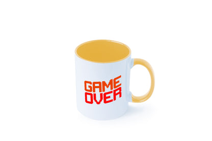 Game Over | Gamer Zocker Retro PC Nerd Pixel Geschenkidee Humor Tasse