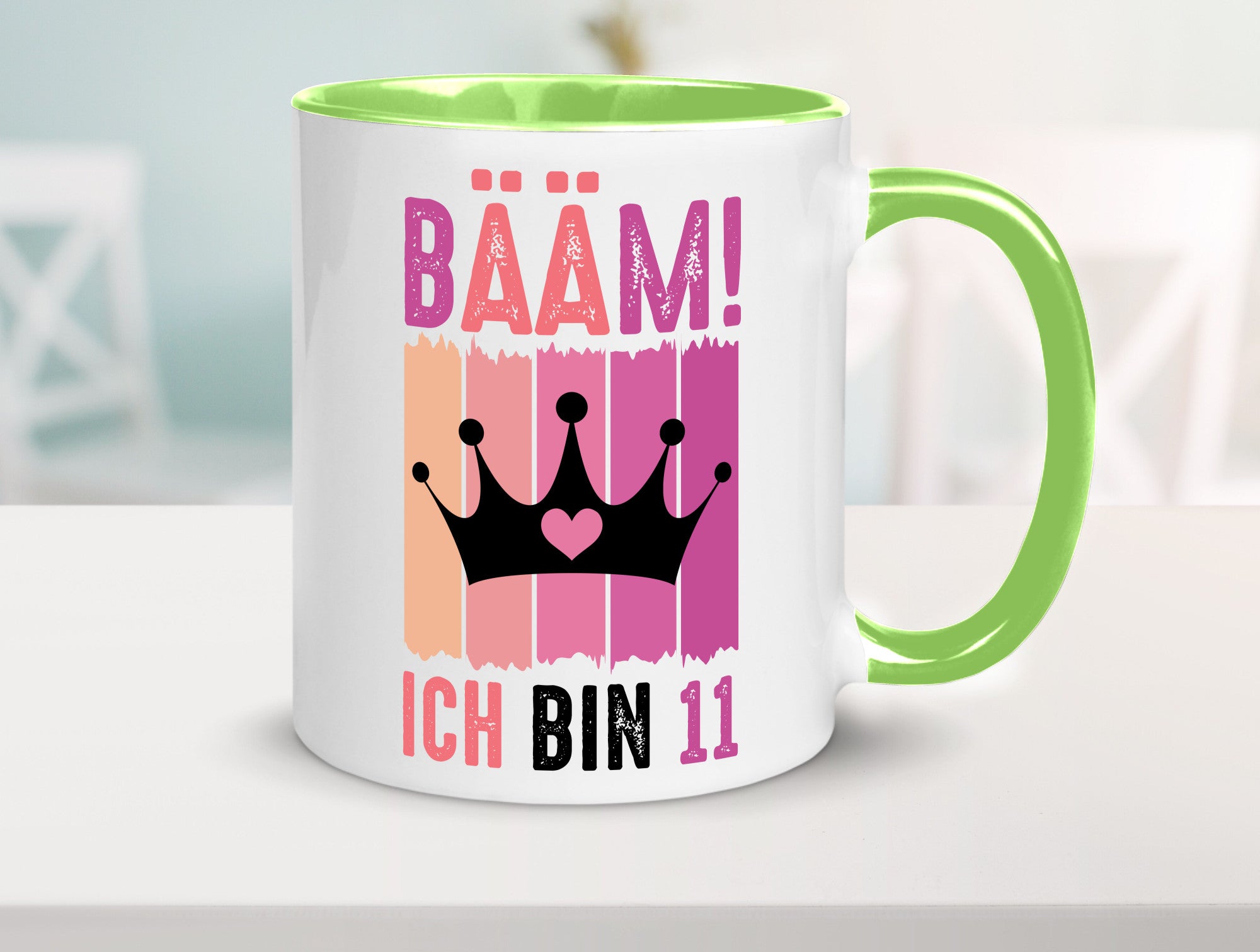 11. Geburtstag | 11 Jahre Bääm ich bin Krone Humor Geschenkidee Tasse