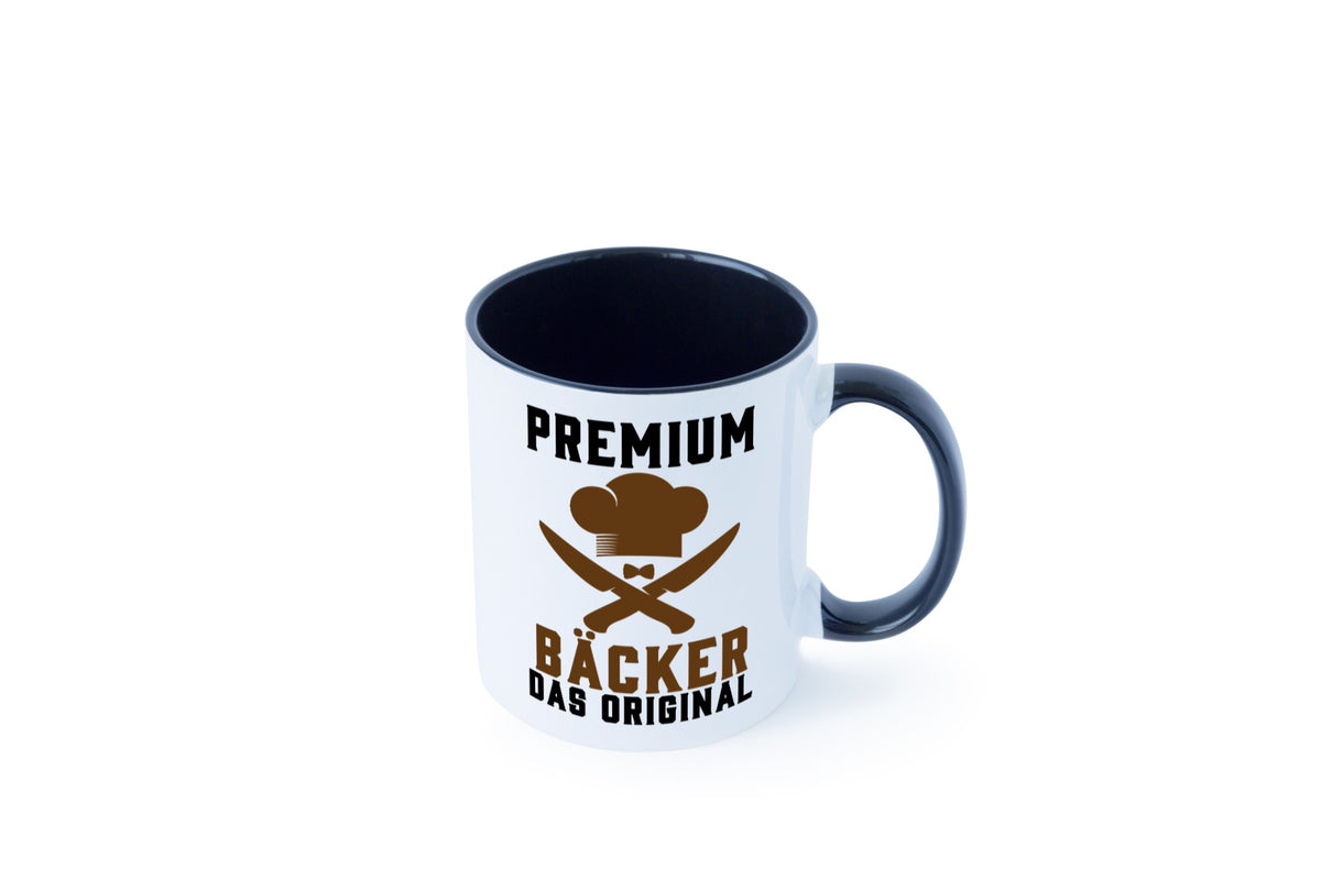 Premium Bäcker das Orginal Humor Geschenkidee Tasse