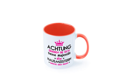 Seine Majestät Hausmeisterin | Hauswart Humor Geschenkidee Tasse