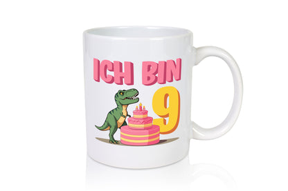 9 Geburtstag | Jahre Dinosaurier mit Kuchen Geschenk Geschenkidee lustiger