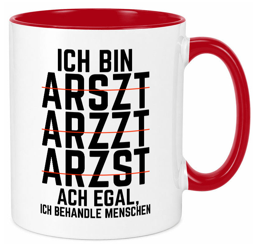 Ich bin Arzt | Rechtschreibung Klinik lustiger Spruch lustig Humor Geschenkidee