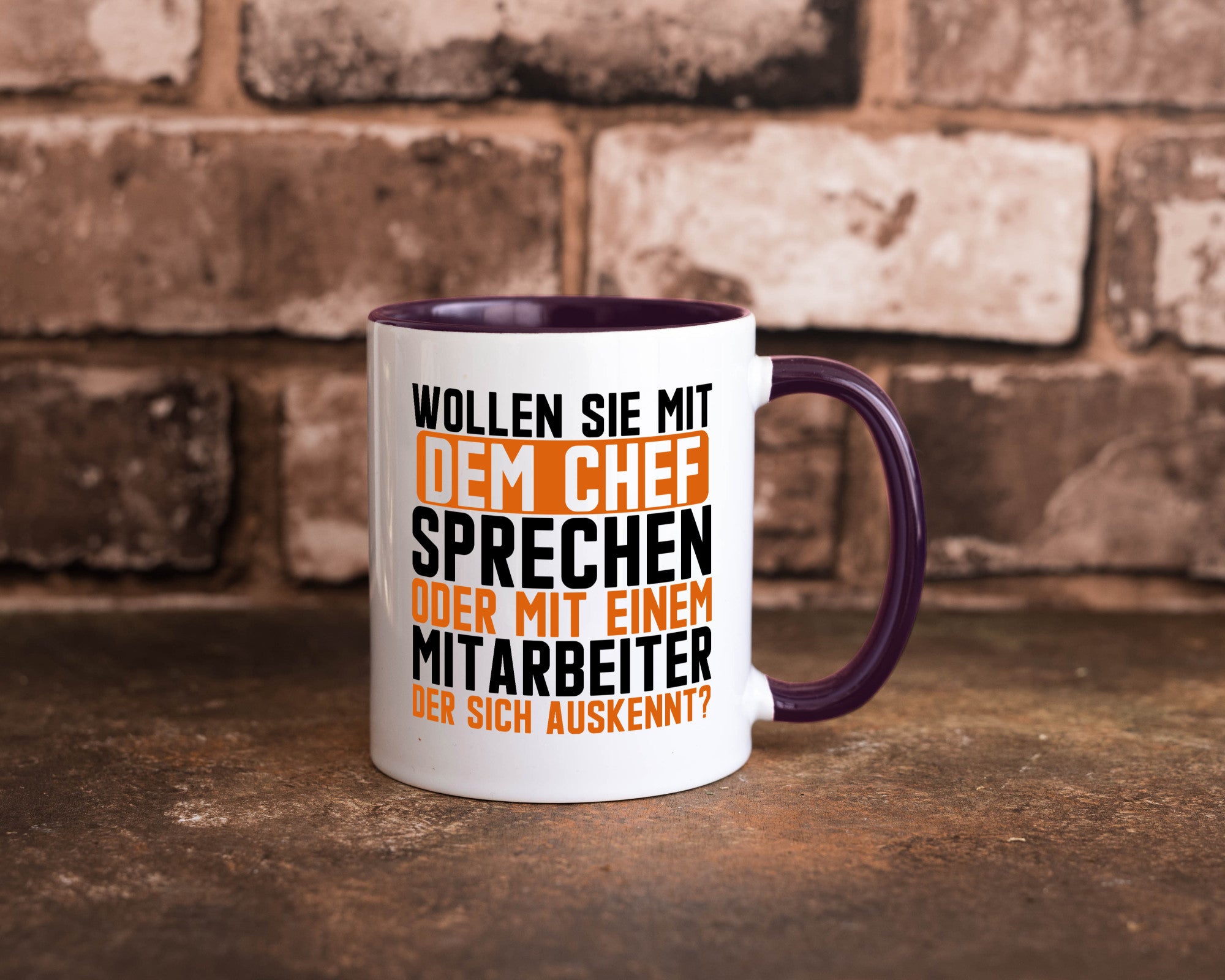 Wollen sie mit dem Chef Sprechen | Mitarbeiter Humor Arbeit Kollegen Büro