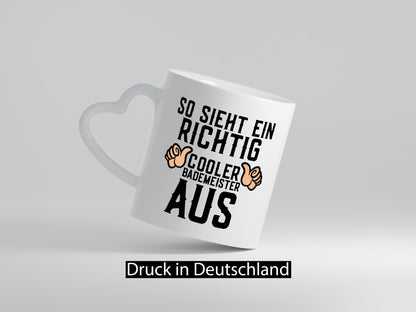 Richtig cooler Bademeister | Daumen hoch Schwimmbad lustig Humor Geschenkidee